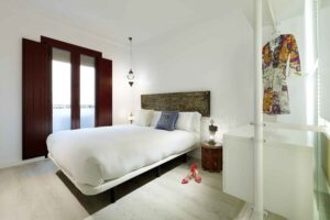 double bedroom in boutique apartment near the alhambra in Granada Spain